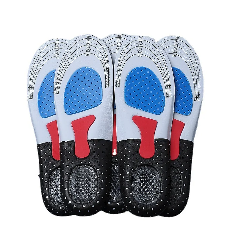 Breathable Anti-Pressure Sports Insoles Shock Absorption Anti-Odour Air Cushion Heightening Deodorant Made from Durable EVA