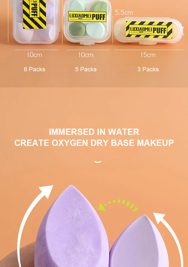 Facial Make up Sponge Egg Makeup Puff ForBeauty Lady