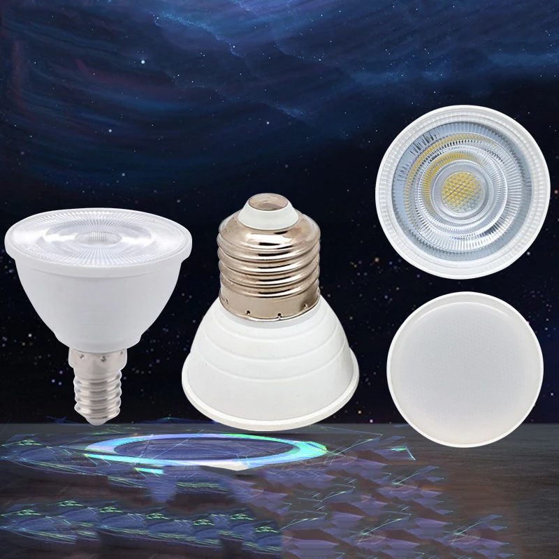 Wholesale high bright smart E27 E14 MR16 GU10 6W led bulb Lamp spot light cob dimmable 220v chandelier neutral warm white 6500K