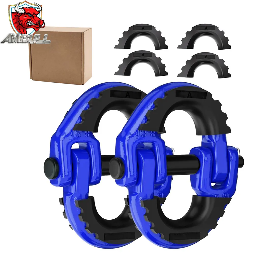 Ambull Hardware Alloy Steel Galvanized Repair Lap Link Safety Chain Slings G80 Connecting Chain Link Connect For Chain Lifting