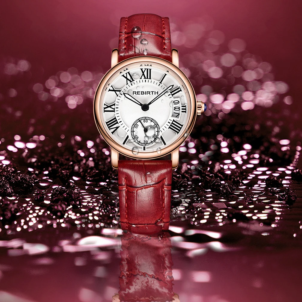 Rebirth 2012 high quality hot sale brand watches women luxury quartz watch and bracelet set women