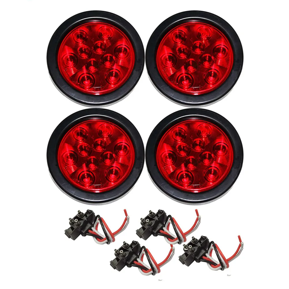 Round 10 LED Trailer Light Kits