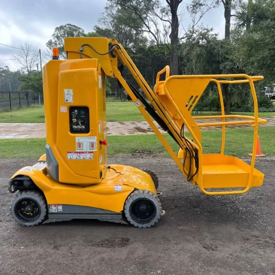 Качественный гидравлический мини-подъемник Haoulotte, Электрический прицеп, сборщик вишен, буксируемый паучий шарнирный подъемник