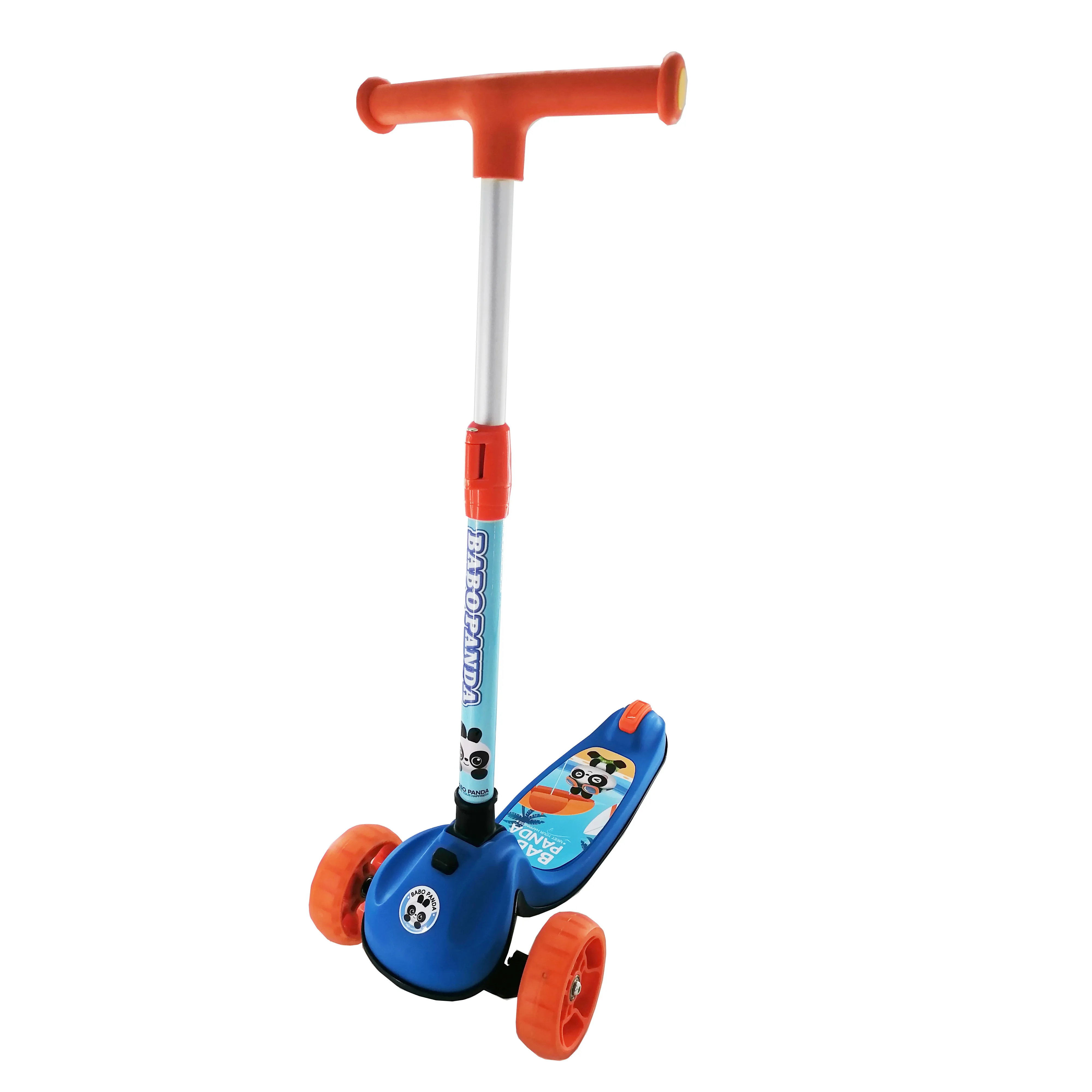 Yongkang Scooter big wheel pu flicker kick scooter kids 3 in 1 pedal kick scooter