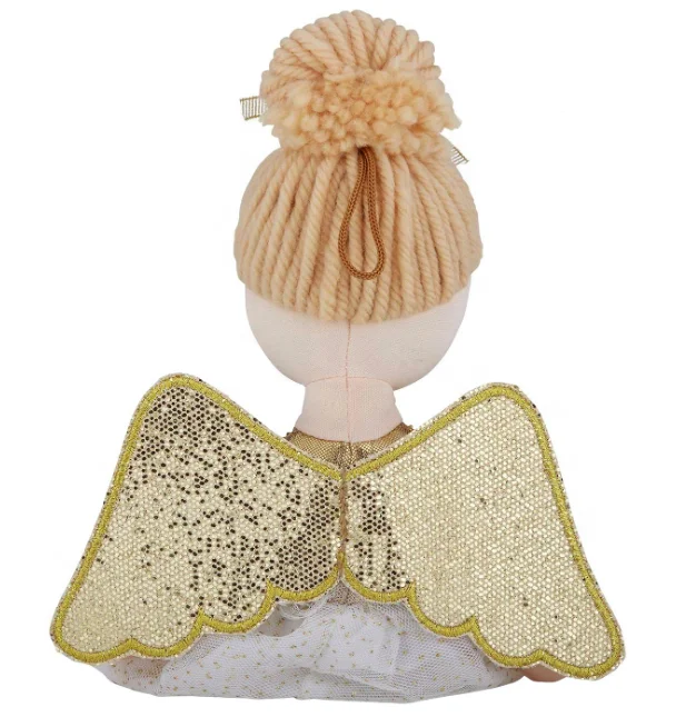 Personalized Sweetheart Girl Plush Doll with Wings