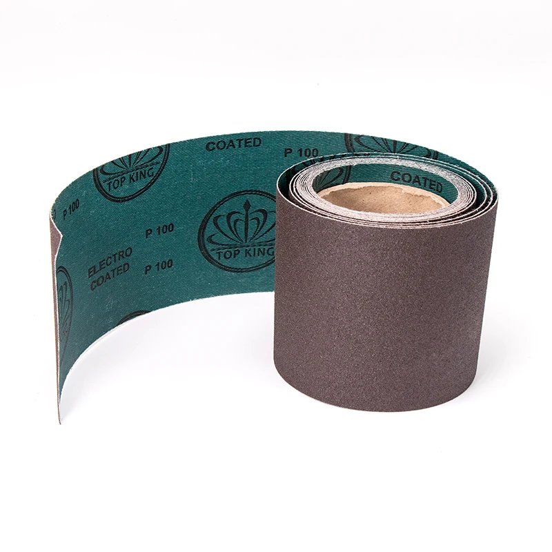 TOP KING BRAND GXK51 Aluminum Oxide Abrasive Cloth Roll for Sanding Wood