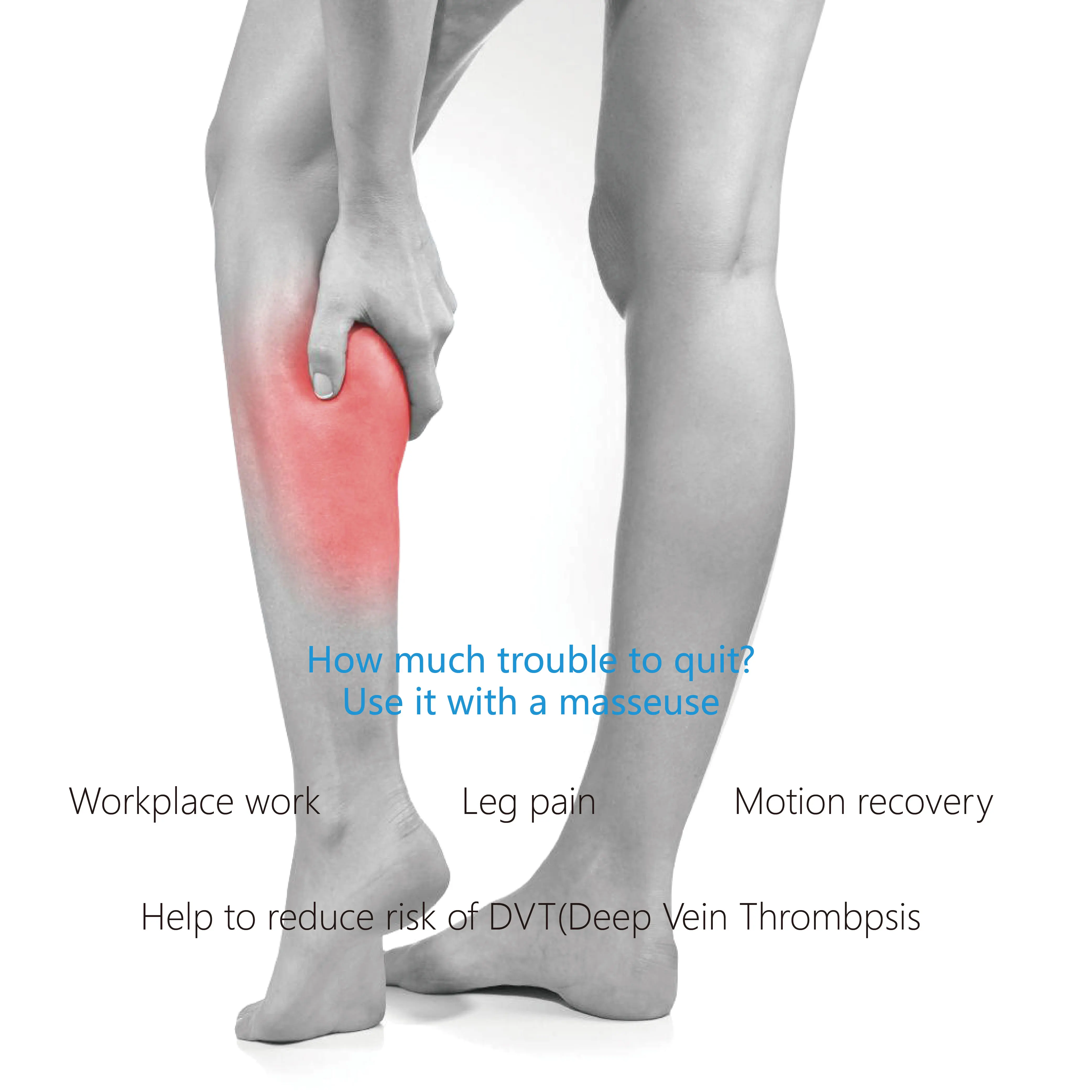 2024 Leg Air Compression Massager With One Airbag For Blood Circulation Air Pressure Massage OEM Lymphatic Drainage Machine