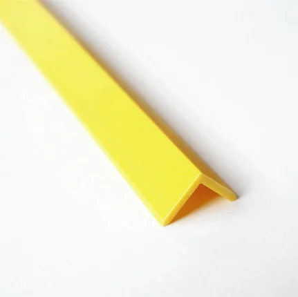 Edge Banding L Shape Plastic wall angle protector profile plastic 90 degree plastic pvc rigid angle cover pvc guards corner trim