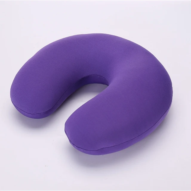 U Shape Colorful Neck Pillow With Customized Logo Printing Travel Pillow