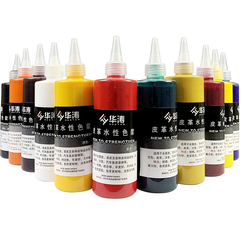 Пигментная паста для ремонта кожи мебели на водной основе, цветная паста для ремонта и окрашивания диванов