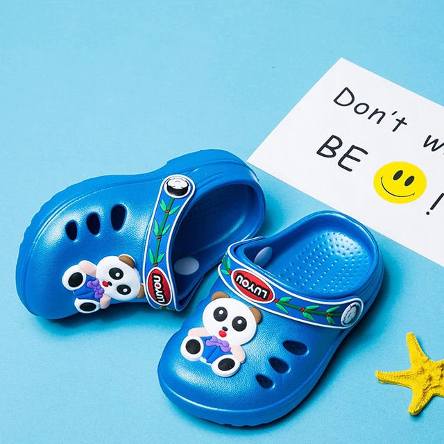
Wholesale EVA Children Sandals Panda Design Garden Clogs Shoes 