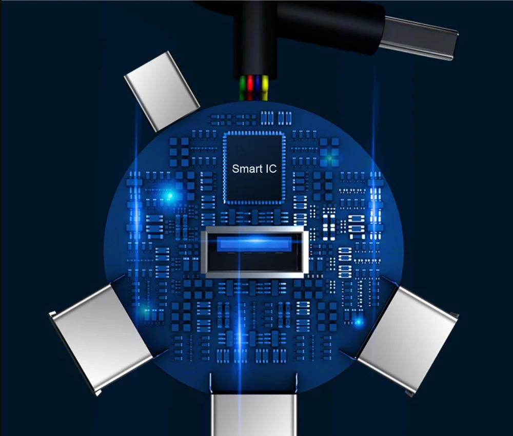 USB-концентратор с 4 портами USB 3 0 Тип c портативный хаб для передачи данных Круглый адаптер micro usb Для iMac Pro MacBook Air Mac Mini