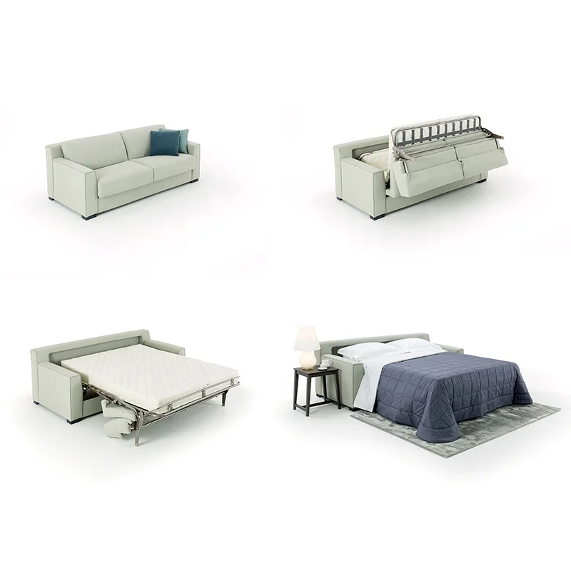 Modern Small Department Room Folding Sofa Bed Fabric Sleeper Sofa