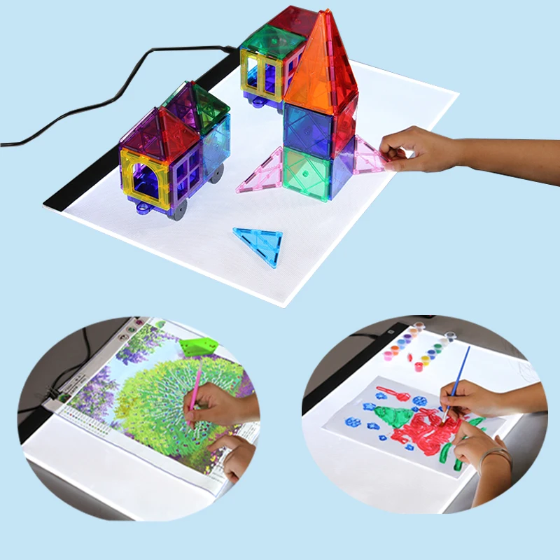 Ultra-Thin LED Tracing Light pad USB Power Cable Dimming Brightness Portable A2 A3 A4 LED drawing board for diamond painting