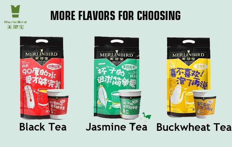 Wholesale Price Customize Paper Cup tea Organic Yunnan Black Tea OEM design 20 cups per bag