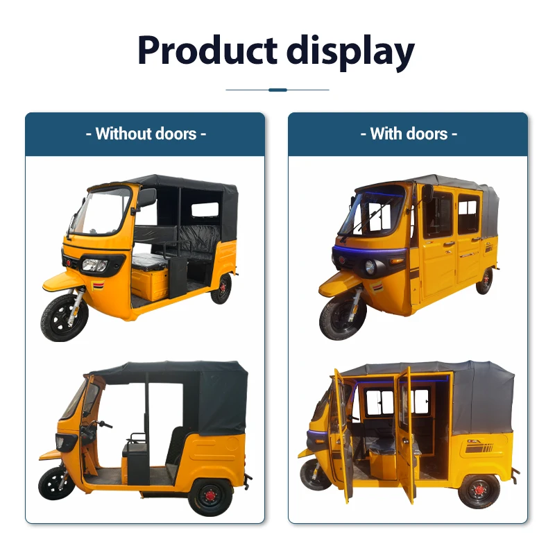 Taxi Tuk Tuk Bajaj Adult Tricycle 3 Wheel Ev Rickshaw Most Electric Tricycles Luxury Electric Tuktuk Sold for Sale
