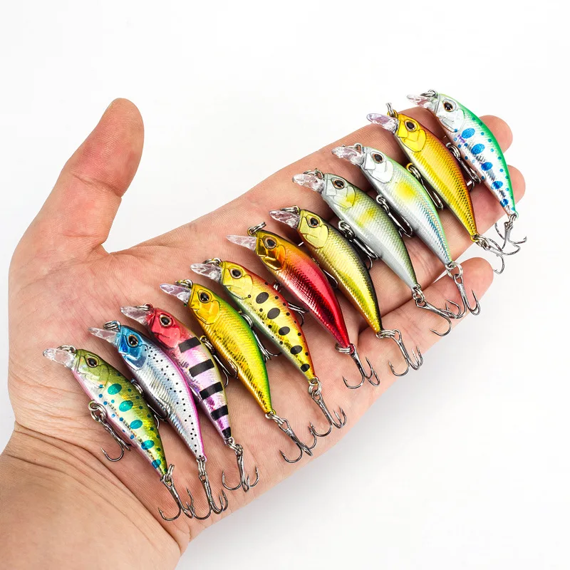 Jetshark Wholesale 4.5CM 5G Minnow Fish Lures Long Casting Saltwater sinking fishing lure