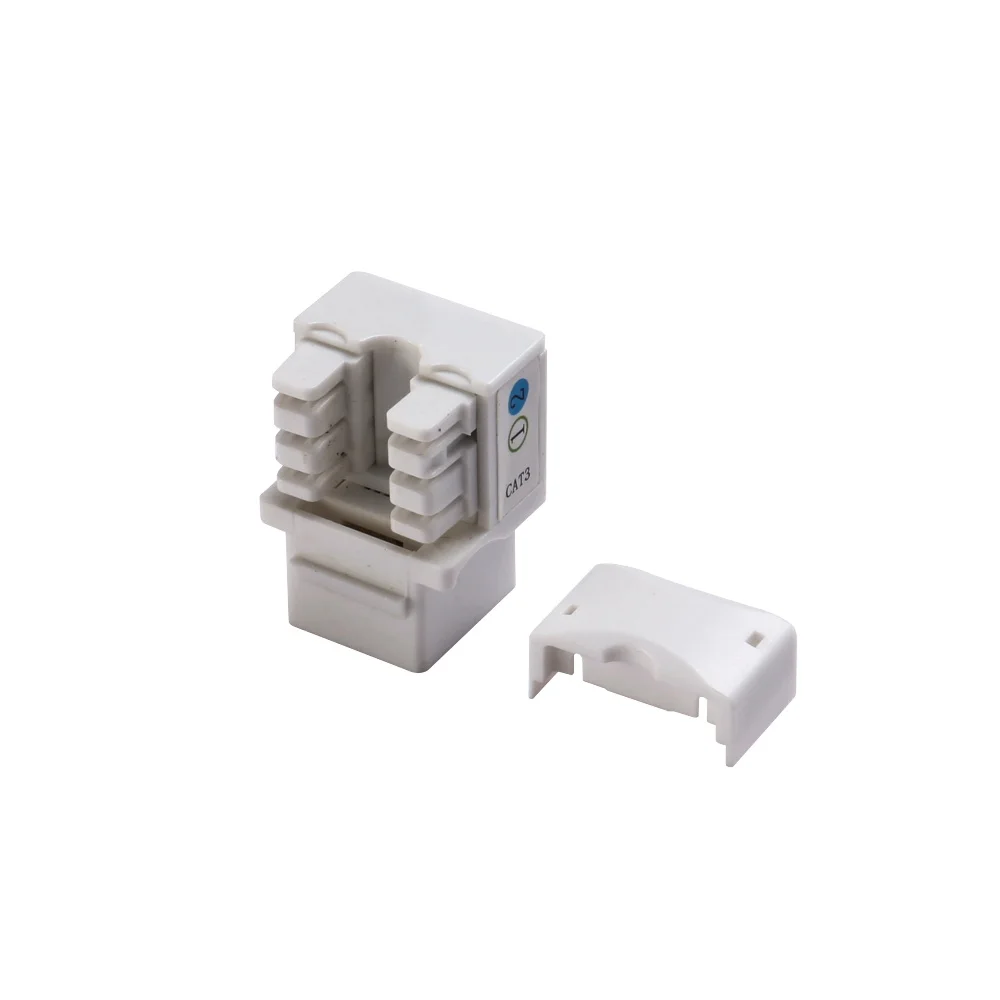 Hot sell RJ11 6p4c toolless cat3 modular keystone jack