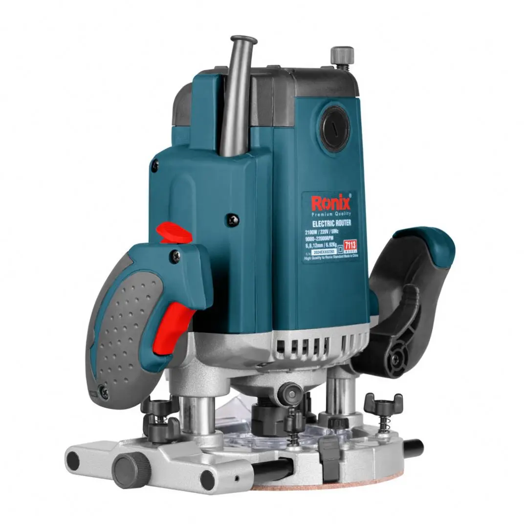 Ronix Model 7113 2100W 22000RPM High Performance Variable Speed Wood Carving Tools Electric Wood Router