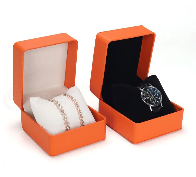 Wholesale Customized Packaging Box Luxury Watch Texture Cardboard Lid And Base Box