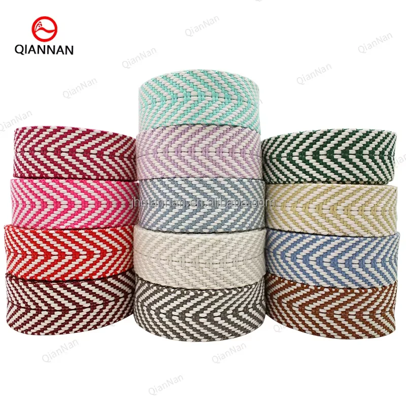 High Quality Different Sizes Plain Weave Nylon Webbing For Bag Backpack