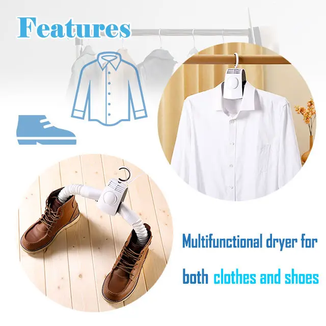 [Handy-Age]-Lightweight Mini Hanging Clothes Dryer Multifunctional Fast Clothes Dryer With Foldable Hook