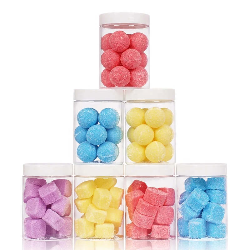 
Wholesale Private Label Bulk Natural Vegan Fruit Flavour Facial Exfoliator Foaming Sugar Ball Cube Body Scrub 