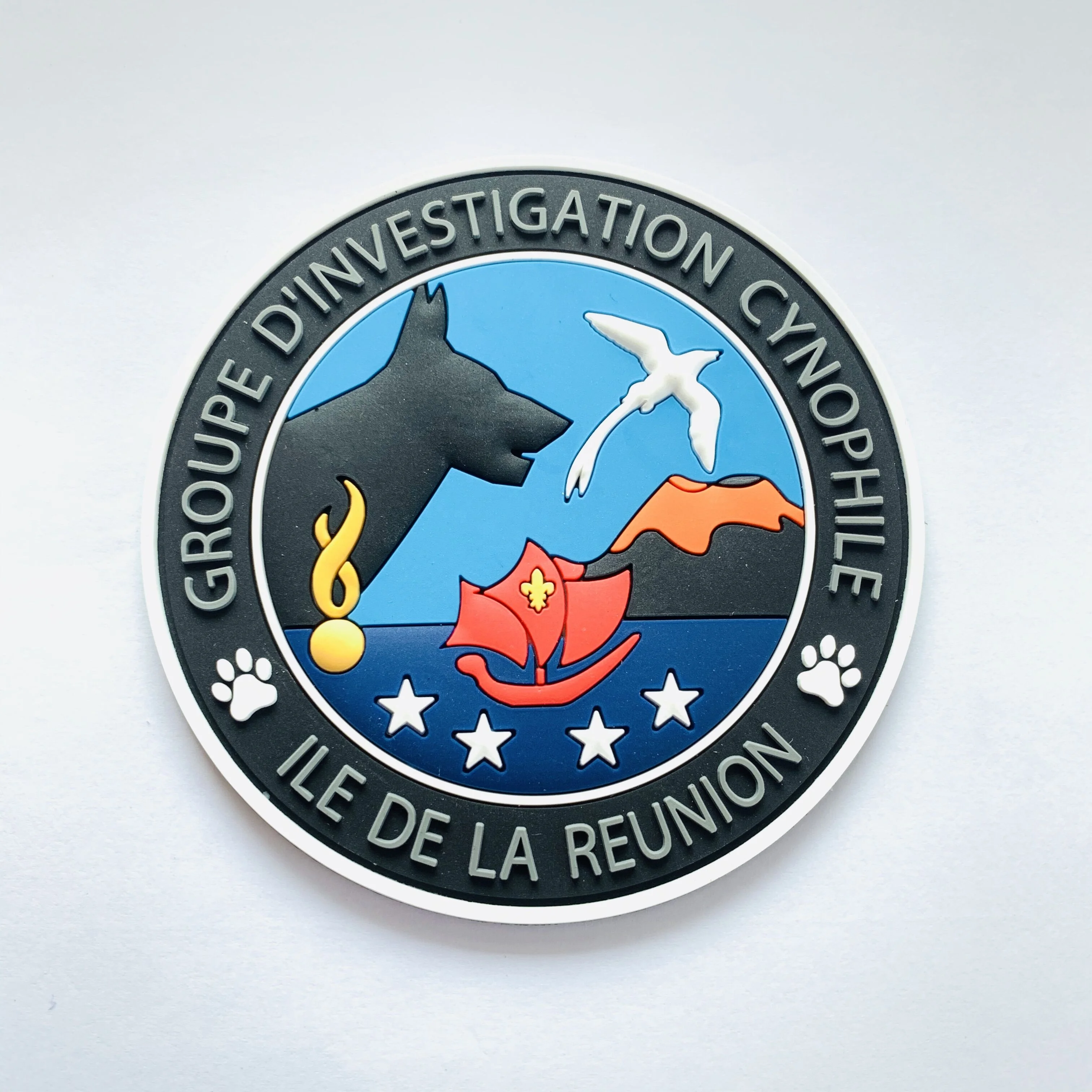 Wholesale Custom Logo Clothing 3D PVC badge Garment Accessory Rubber Patch