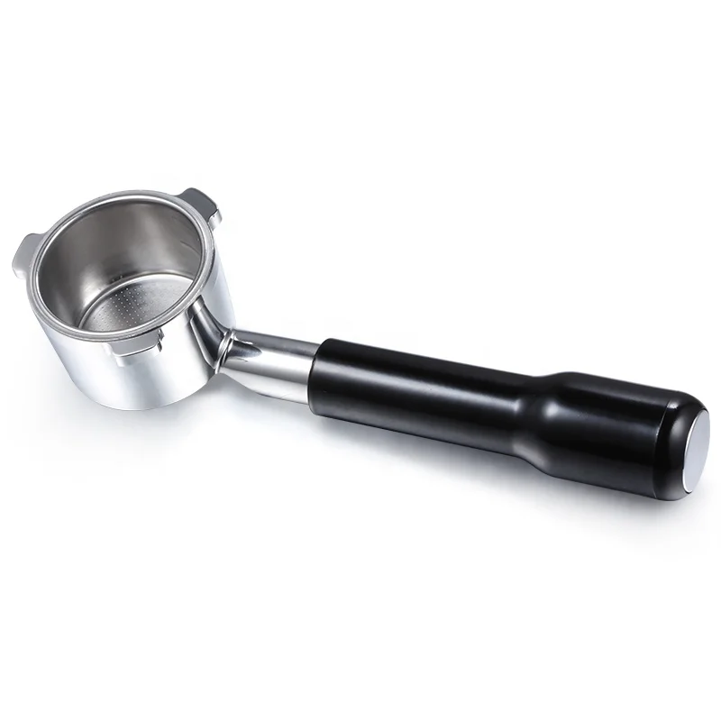 Three-Ear Wooden Handle Coffee Filter Common Size 51mm Coffee Bottomless Sage Barista Portafilter