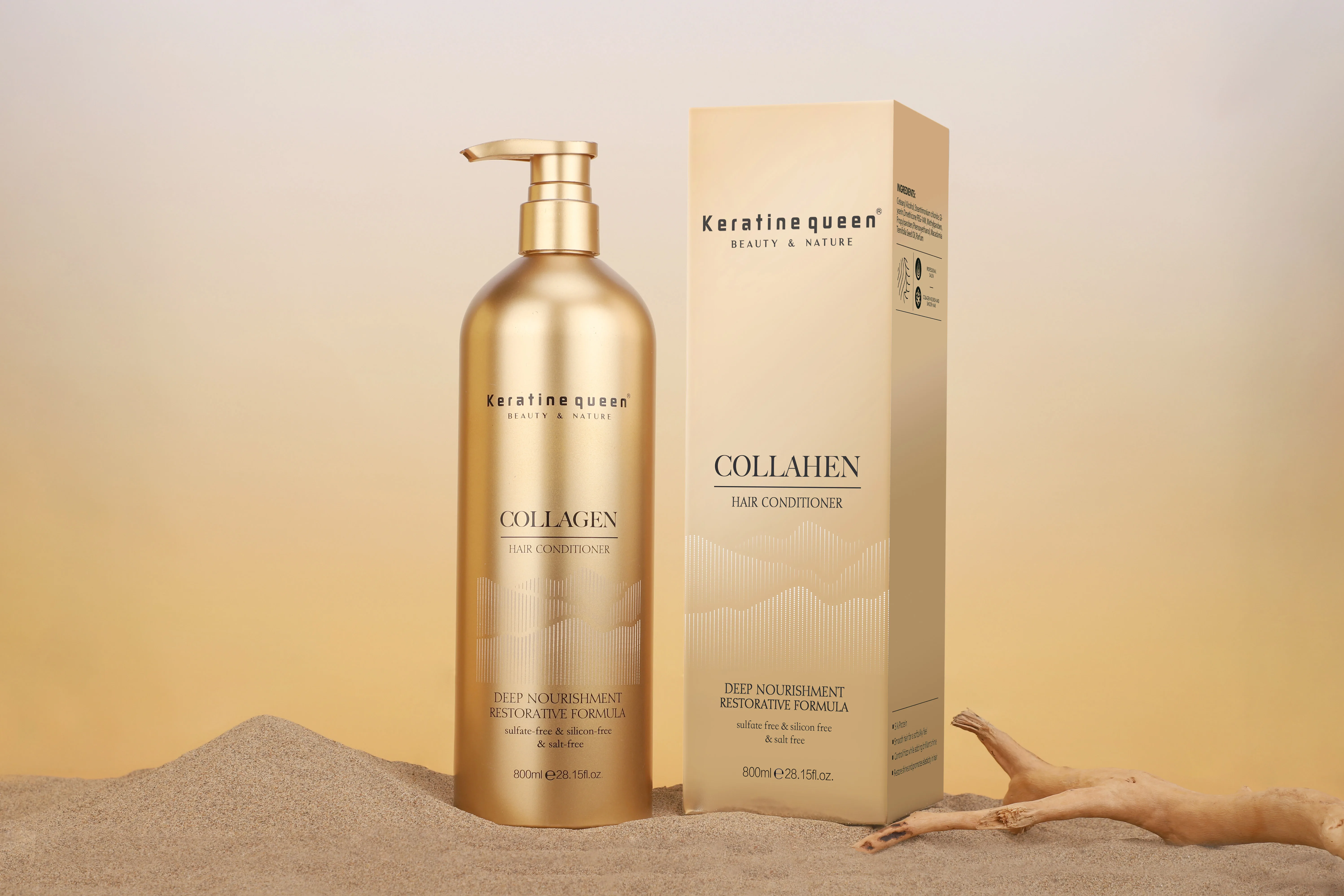 Wholesale Organic Collagen Hair Shampoo Deeply Repairing Damaged Hair Care Nourishing Moisturizing Shampoo and Conditioner