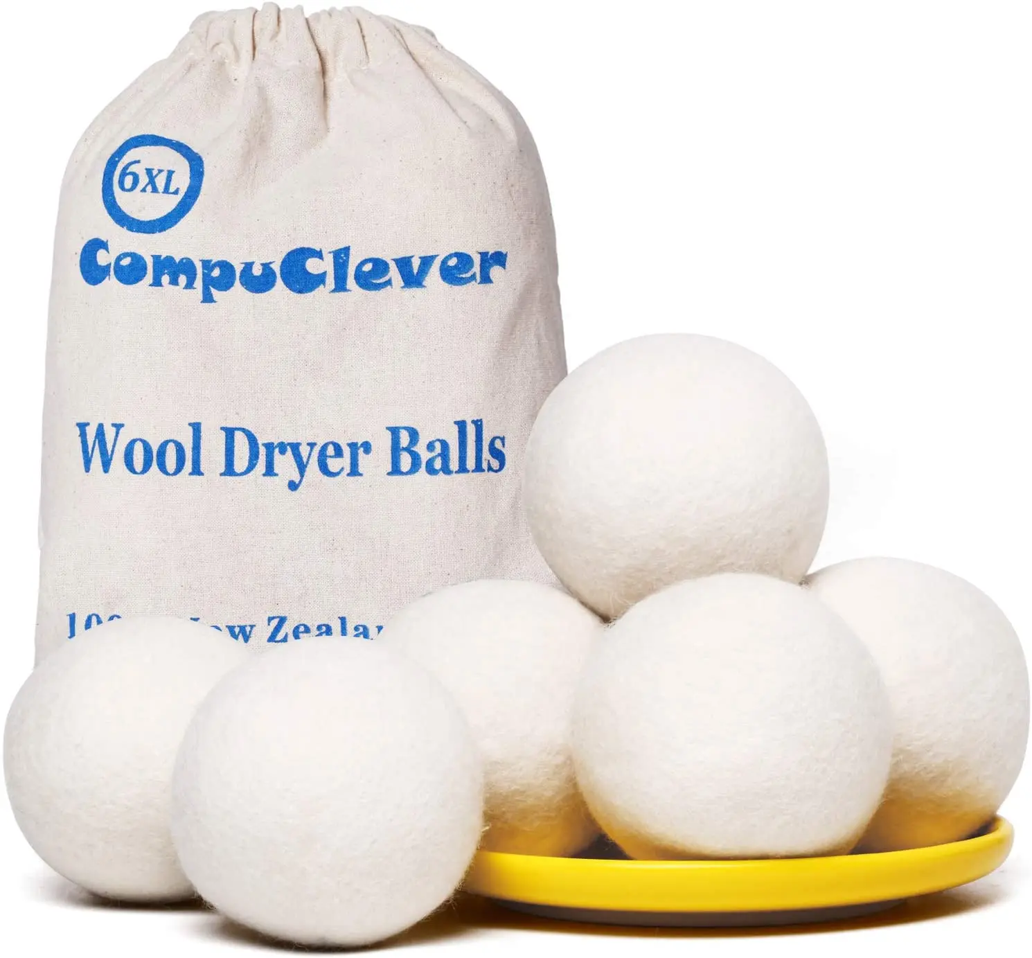 novedadess 2024 New Zealand wool laundry dryer  balls organic for drying machine