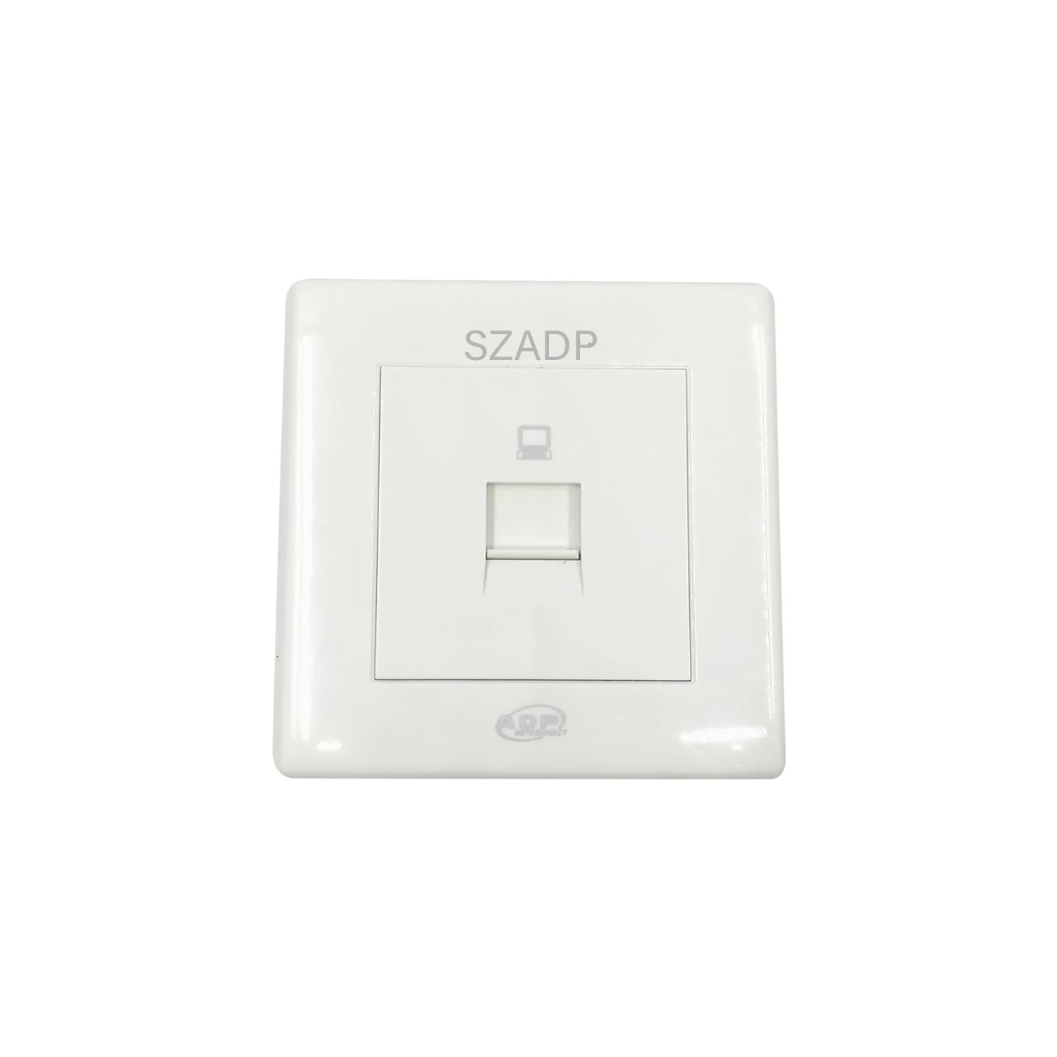  SZADP заводская цена сетевой кабель с одним и двумя портами настенная розетка RJ45 RJ11 лицевая