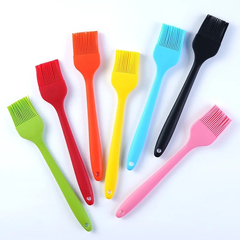 8 Inch and 10 Inch Silicone Pastry Baking Brush Kitchen Cooking BBQ Oil Basting Brush