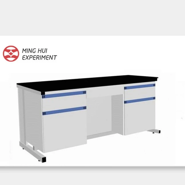 Лабораторный стол для работы из стали и дерева от производителя