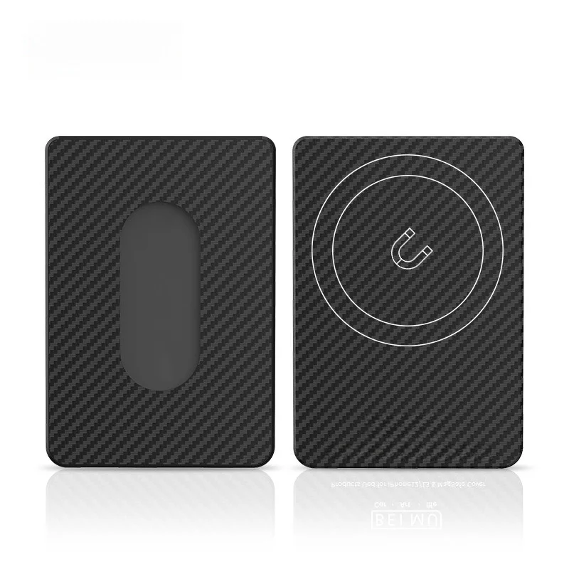 Hot selling magnetic card bag Kevlar ultra-thin magnetic card case suitable for iPhone12/13/14/15proMax