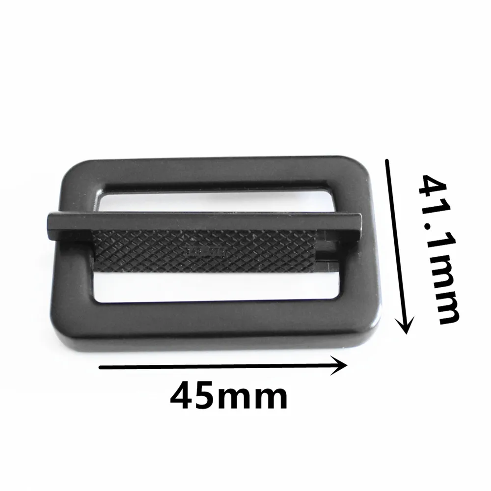 High quality strap adjustable center bar Tri-glide metal side release bag buckle