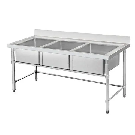 commercial stainless steel kitchen sink for restaurant outdoor washing sink lightweight table with wash sink