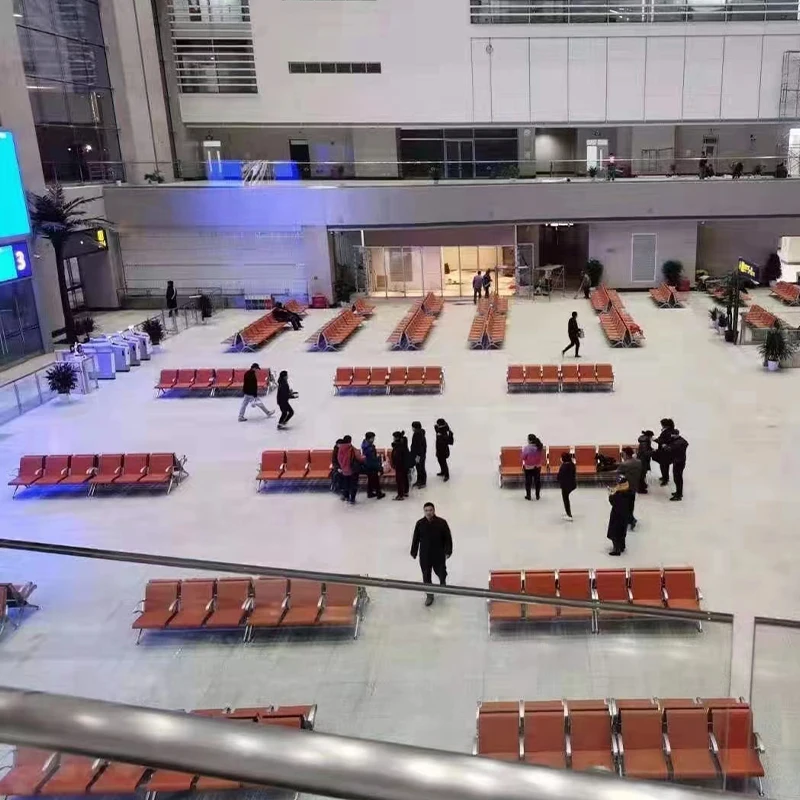 Airport Chair Factory Manufacturer Public Area Watiing Chair Airport Waiting Row Chair