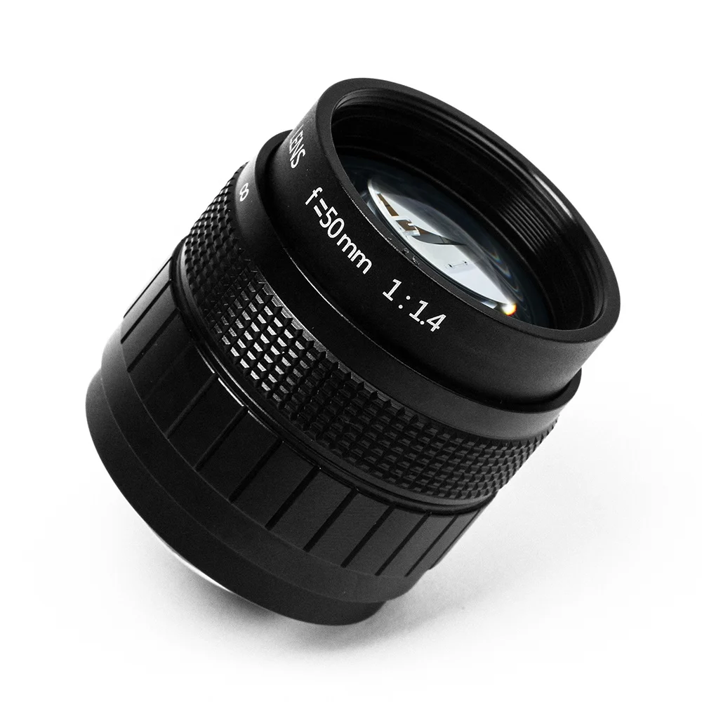 50mm F1.4 C Mount CCTV lens with Macro lens for DSLR Camera Use