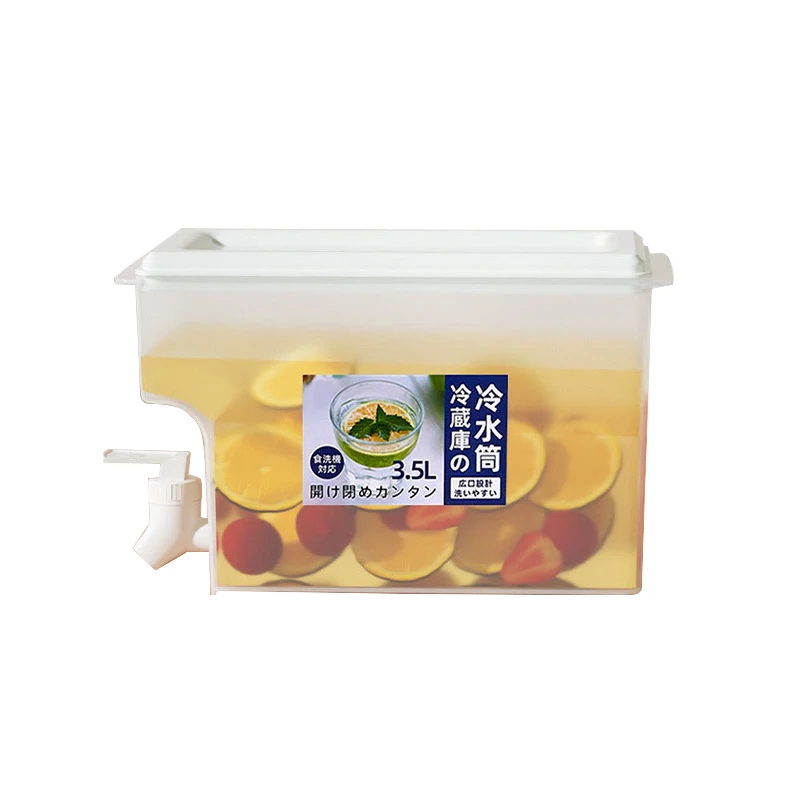 Household Refrigerator Cold Kettle With Faucet Large Capacity Lemon Fruit Teapot Ice Bucket