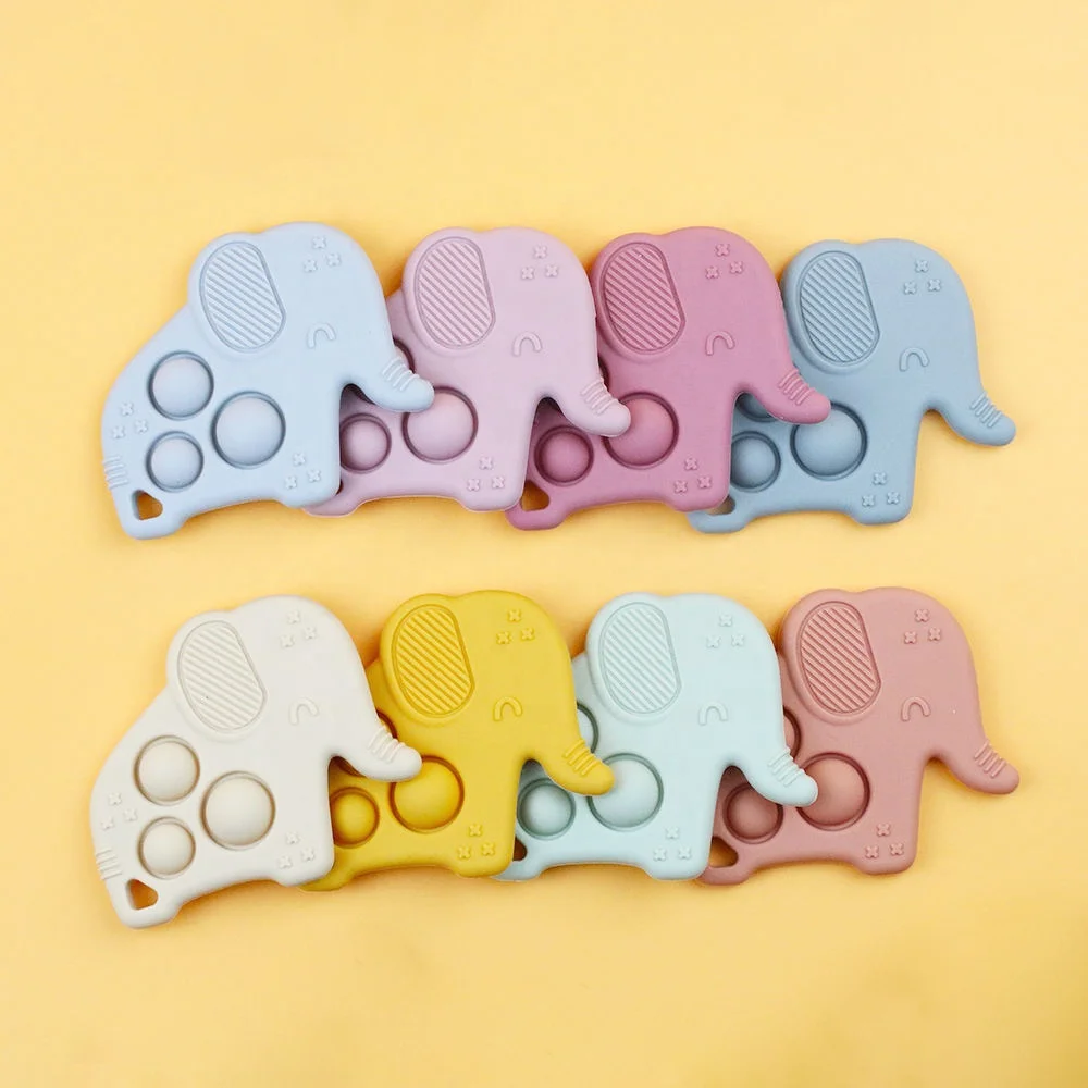 LoveBond BPA Free Silicone Baby Mushroom Chew Teethers for Baby Teething Bestie and Baby Pop Sensory Toy