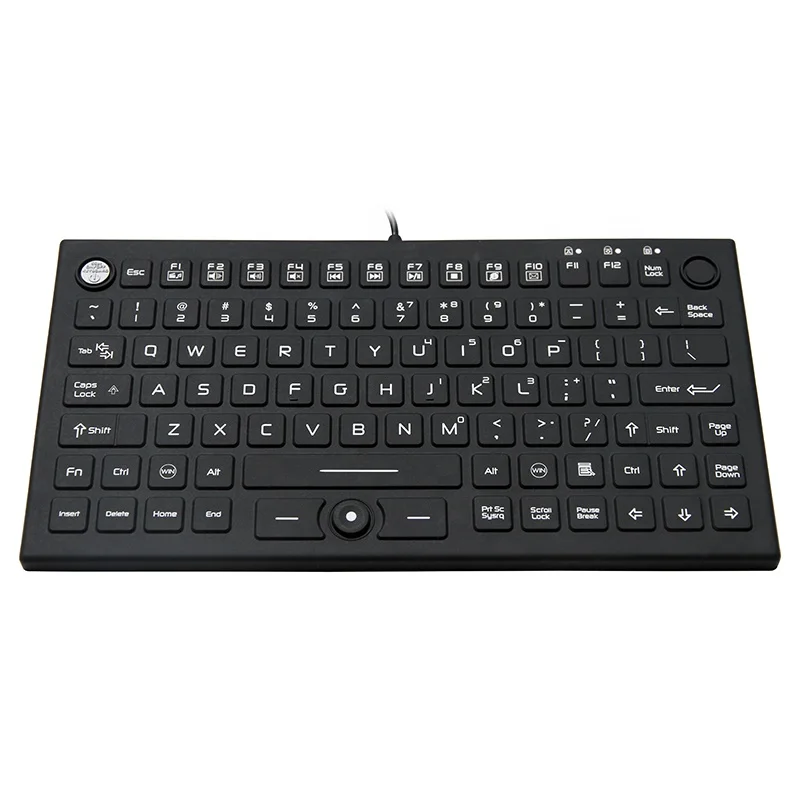 IP68 waterproof silicone keyboard is suitable for medical industrial keyboard.