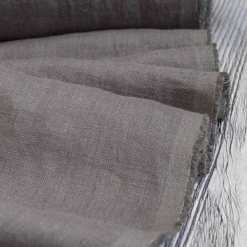  pure white woven european flax linen fabric 100% stone