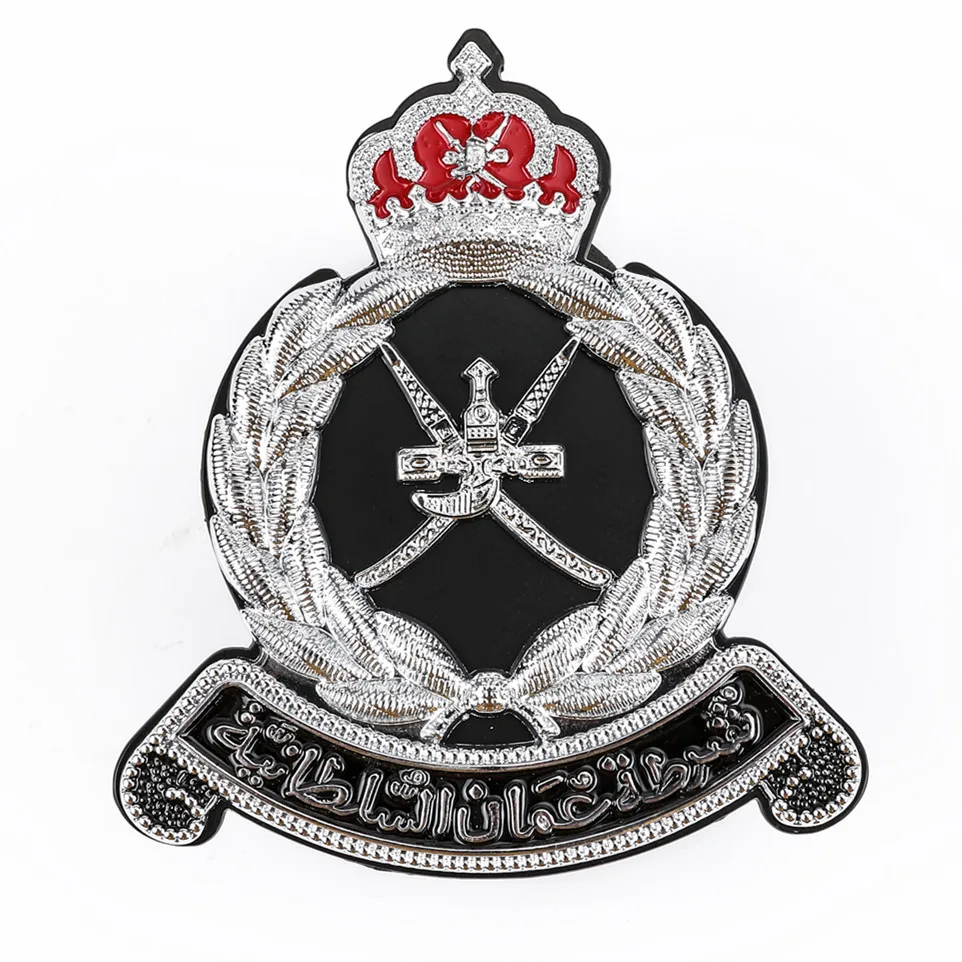 
2020 high quality customized military uniform cap badge(Oman badges) 
