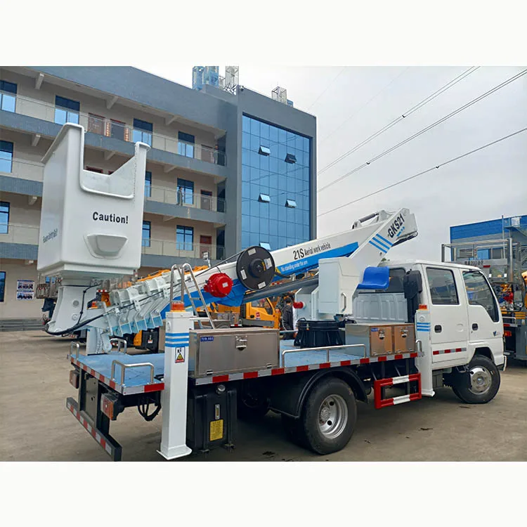 Japan 16m 20m Truck Mounted Telescopic Basket Aerial Platform Truck