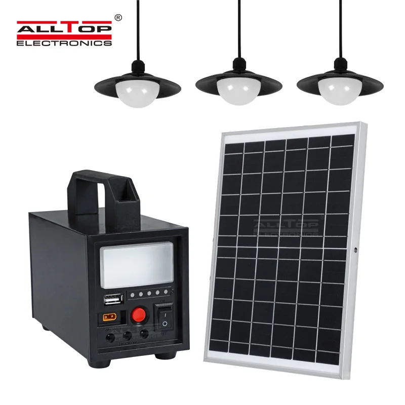 High Efficiency Portable Solar Station Outdoor Mini Camping 20w 40w 60w Home Lighting Solar Energy Power System
