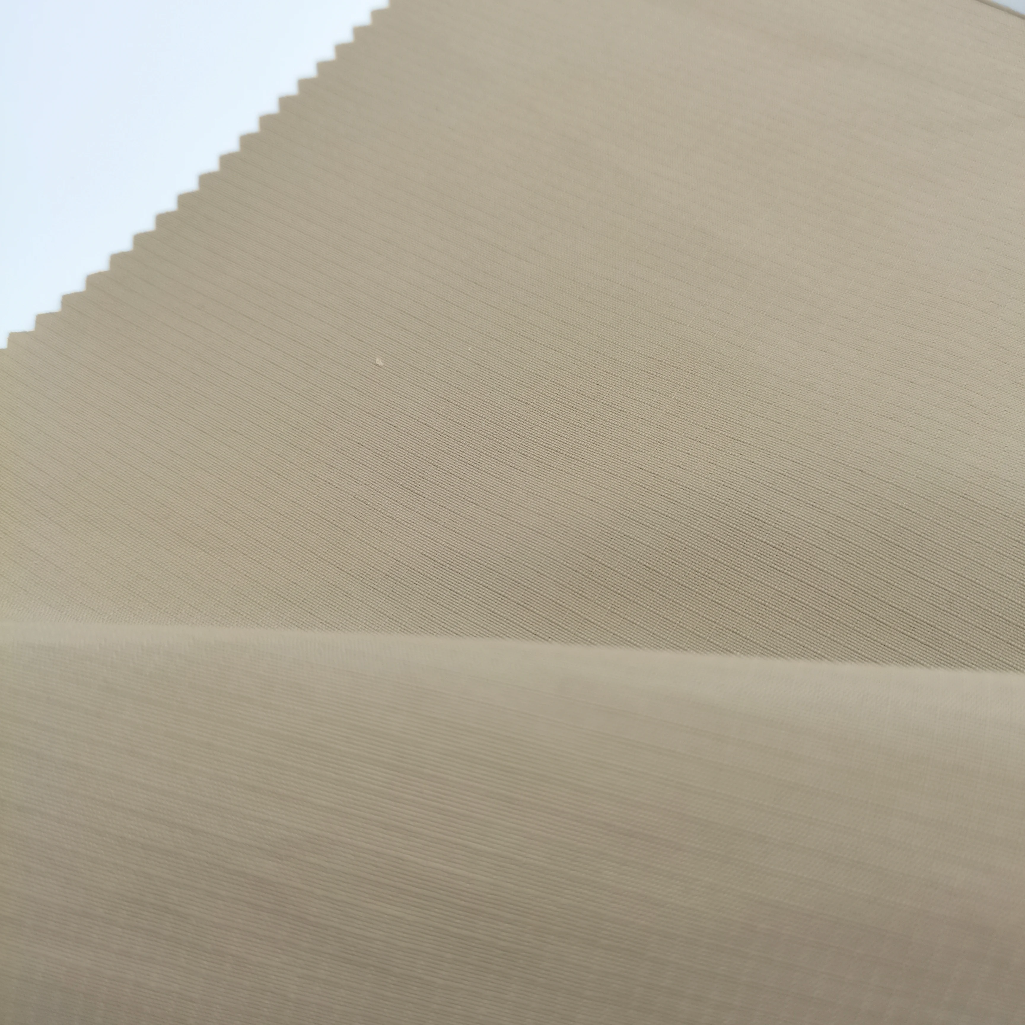 PD + DWR + PU Coated + WS 70D*160D ribstop Taslan Full dull 100%  Nylon Taslan