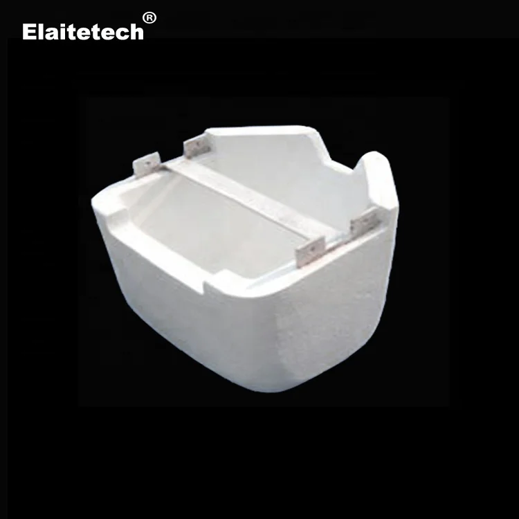 Die casting usage aluminum titanate castable spoon & ceramics pour ladle for gravity casting foundry