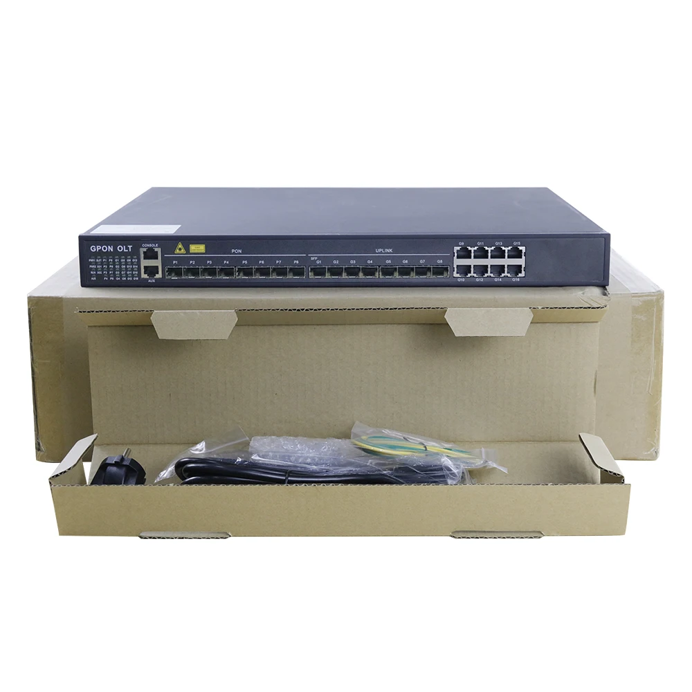 Адаптирован к ZTE FTTH mini fiberhome 8 pon port gpon OLT