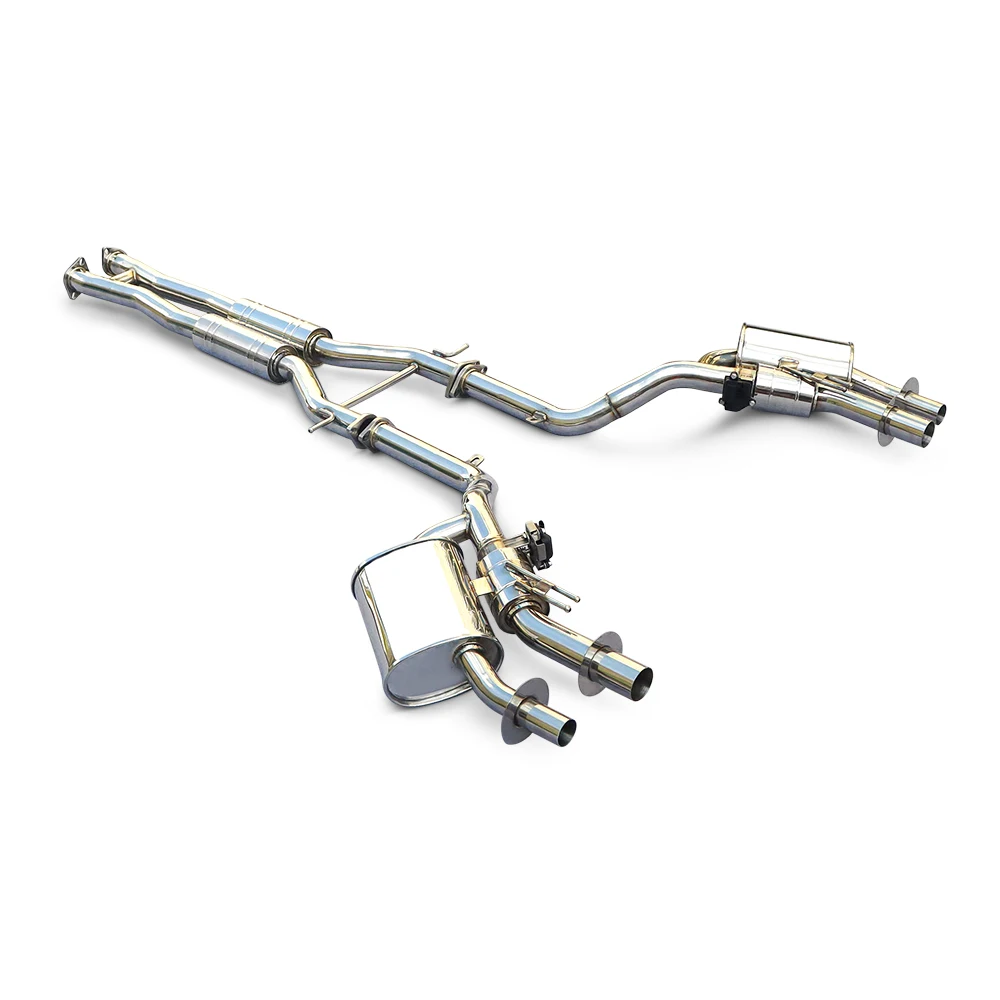 Customized Valved Catback With Remote Control For Kia Stinger Gt 3.3t Performance Ss304 Muffler Valvetronic Exhaust System